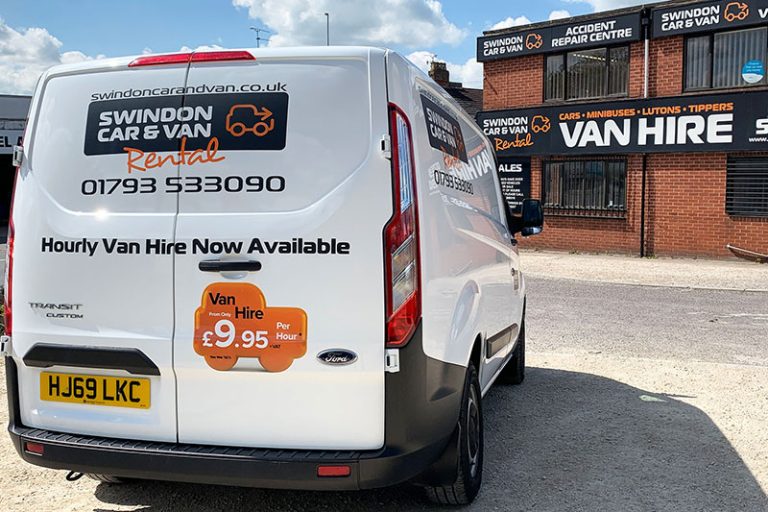 Hourly Van Hire Now Available Swindon Car & Van